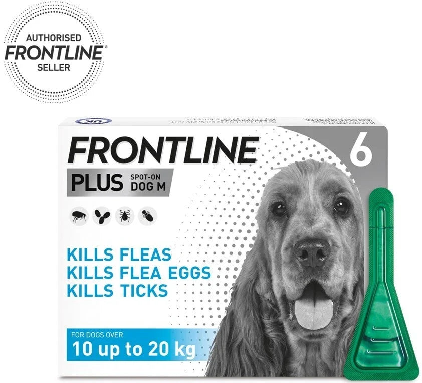 Frontline Bundle – Flea & Tick Treatment for Medium Dogs & Cats and Ferrets | 6 Pipettes Each | Save 15%