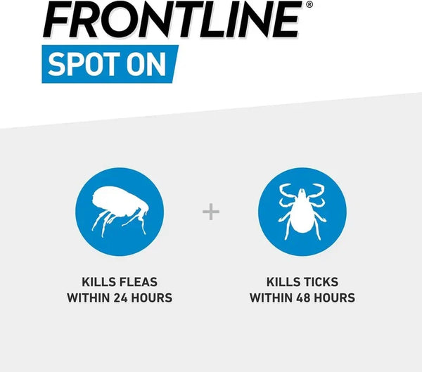 Frontline Spot On Flea & Tick Treatment for Small Dog (2-10kg) 6 Pipettes