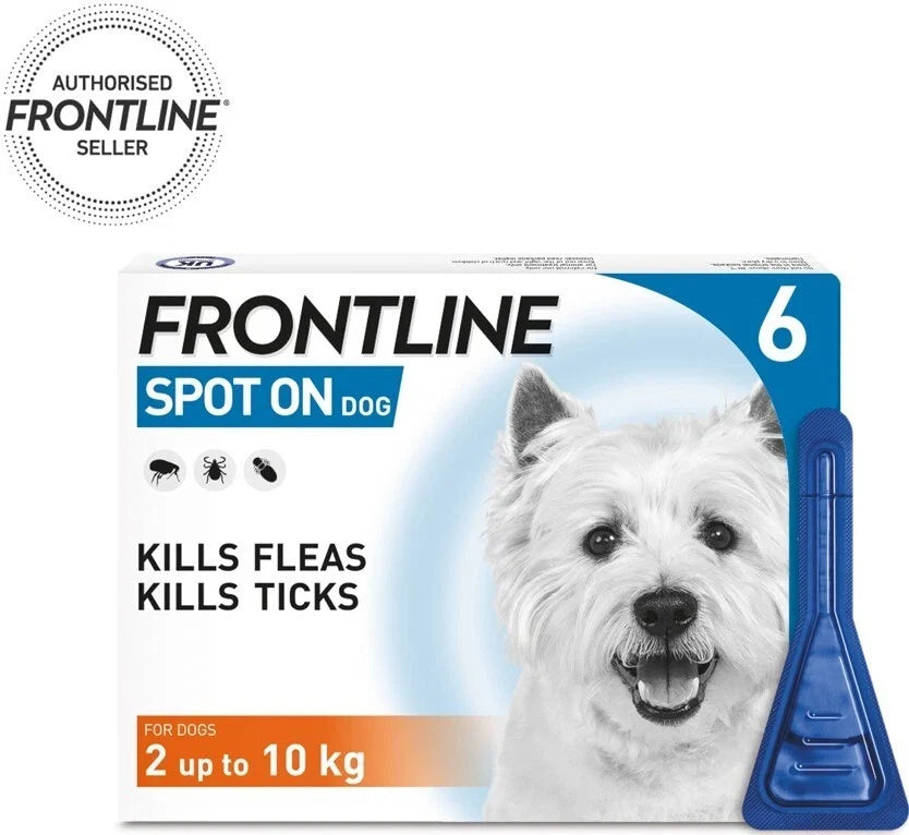 Frontline Bundle – Flea & Tick Treatment for Small Dogs (2-10kg) & Cats and Ferrets | 6 Pipettes Each | Save 15%