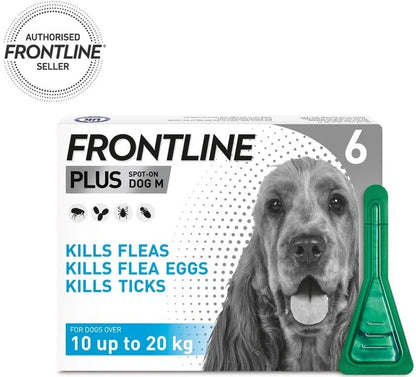 Frontline Bundle – Flea & Tick Treatment for Medium Dogs & Cats and Ferrets | 6 Pipettes Each | Save 15%